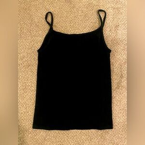 Brandy Melville Black Lace Long Tank Top